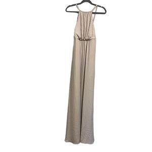 Show Me Your Mumu Amanda Backless Beige Maxi Dress Size Large